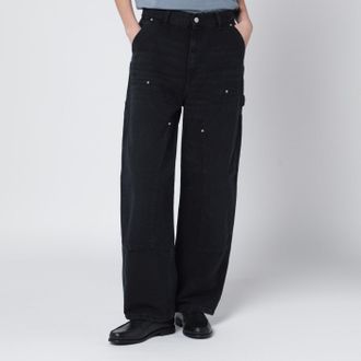 Carhartt Work in Progress Black Brandon Double Knee Pant