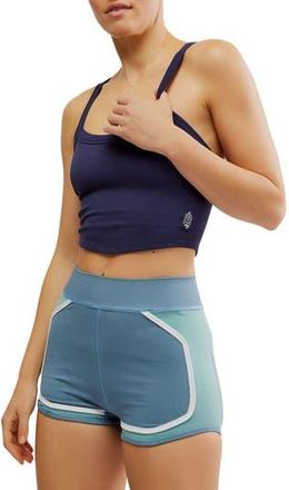 Free People FP Movement All Clear Rib Crop Camisole in Midnight Navy at Nordstrom Rack, Size Medium/large