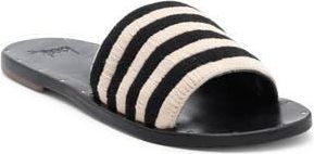 beek Lovebird Slide Sandal in Black Stripe at Nordstrom Rack, Size 5