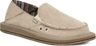 Sanuk Donna Convertible Hemp Slip-On Shoe in Nat at Nordstrom, Size 10