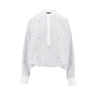 Gucci Pinstriped poplin Balloon Fit shirt Woman 40