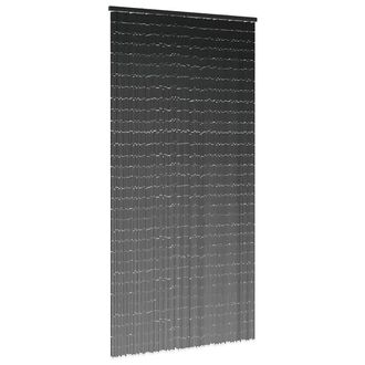 vidaXL Cortina Para Puerta Insectos Gris Claro 100x220cm Bamb&uacute; Vidaxl