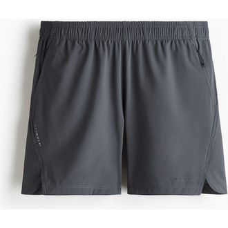H&M Sports Shorts With Drymove in Lead Gray at Nordstrom, Size Xx-Large