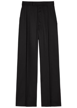 Vivienne Westwood Wide-leg Wool Trousers - Black - 42 (UK10 / S)