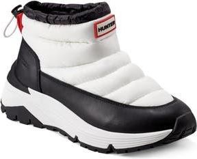 Hunter Anne Waterproof Snow Boot in White/Black at Nordstrom Rack, Size 10