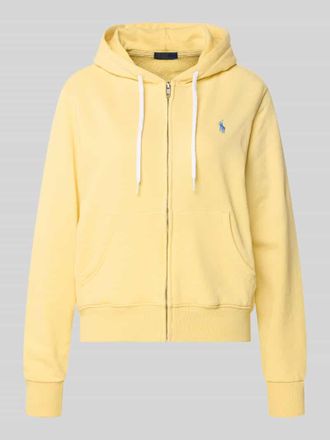 Polo Ralph Lauren Regular Fit Sweatjacke aus Baumwoll-Mix in Hellgelb, Gr&ouml;&szlig;e XXL