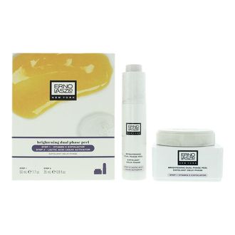 Erno Laszlo Brightening Dual-Phase Peel 2 Piece Gift Set: Exfoliator 50ml - Peel | TJ Hughes