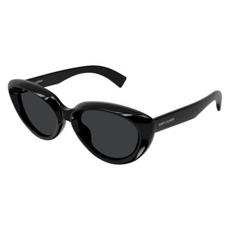 Saint Laurent SL 859 Zonnebril - unisex - Accessoires - Zwart - Maat: 53 MM Nylon
