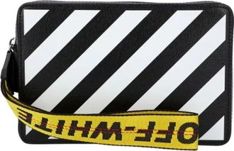 Off-white Diag Schoudertas - Dames - Clutches - Zwart - ONE Size - Katoen - Tassen