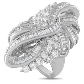 Luxury Bazaar Platinum 5.0ct Diamond Ring MF18-041026
