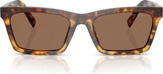 Miu Miu Sunglasses Mua05 S 14 L60 M Brown/Brown Woman