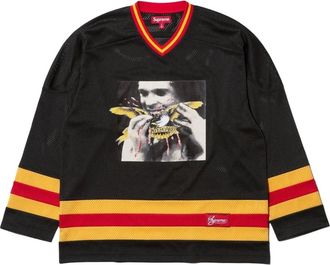 SUPREME x ANTIHERO Ozzy Hockey T-shirt - Zwart