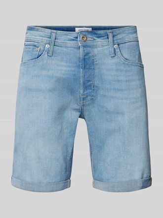 Jack & Jones Jack & Jones Regular Fit Jeansshorts im 5-Pocket-Design Modell RICK in Jeansblau, Gr&ouml;&szlig;e S