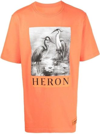 Heron Preston Heron T-shirt Orange HMAA026C99JER0012210