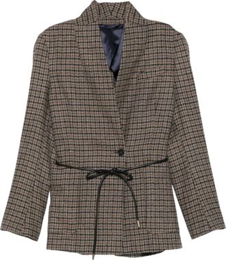 Seventy Quadro Jas - Dames - Blazers - Bruin - XS - Wol - Jassen