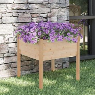 vidaXL Garden Planter 70x70x70 cm Solid Pinewood Vidaxl