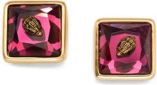 Kurt Geiger Eagle Square Stud Earrings in Pink at Nordstrom Rack