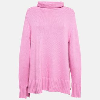 Joseph Pink Knit Turtle Neck Jumper