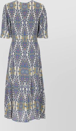 Etro printed flared midi dress