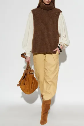 Isabel Marant Sweater Vest Meggy, Womens, Brown
