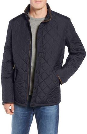 Barbour Powell Diamond Quilted Jacket in Navy at Nordstrom Rack, Size Large