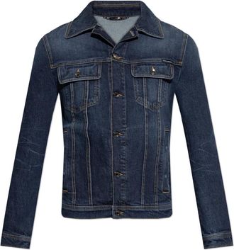 Dolce & Gabbana Denim Jacket - Heren - Spijkerjassen - Blauw - L - Denim - Jassen
