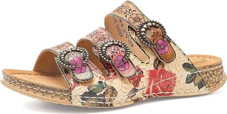 L'Artiste by Spring Step Gottahave Womens Sandals Tan : EU 42 (US Womens 10.5-11) M, Leather