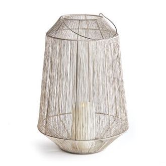Napa Home & Garden Elwin Large Lantern Cover in Silver at Nordstrom