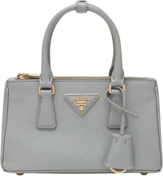 Prada Mujer, Bolsos, Gris, Talla: ONE Size