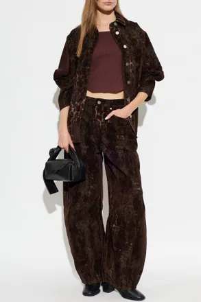 AllSaints Top Cruz, Womens, Burgundy