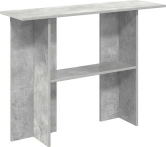 vidaXL Mesa Consola Gris Hormig&oacute;n 100 X 30 X 75 Cm Vidaxl