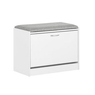 SoBuy Sobuy Scarpiera Panca Scarpiera Portascarpe Con Seduta Grigio Profondit&agrave;30cm Fsr16-hg