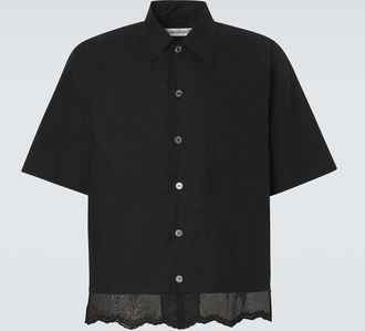 Our Legacy Embroidered cotton poplin shirt