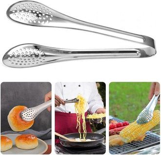 OEM Pinze Per Alimenti, 5 Pezzi, Multifunzionali, In Acciaio Inossidabile, Con Morsetto Di Bloccaggio - Piccole (s)