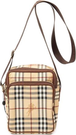 Burberry Borsa a tracolla a quadri - Toni neutri