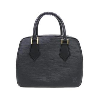 Louis Vuitton Pre-owned Lederen Handtas - Dames - Pre-owned - Zwart - Maat: ONE Size Leer