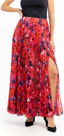 Patrizia Pepe Red Polyester Long Womens Skirt