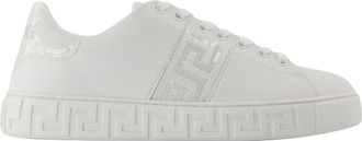 Versace Sneakers - Versace - Cotton - White