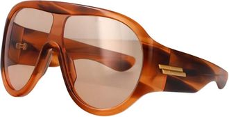 Bottega Veneta Occhiali da sole a maschera Bv1345S - - Accessories - unisex - Marrone - ONE SIZE