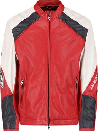 Diesel Giacca Biker In Pelle