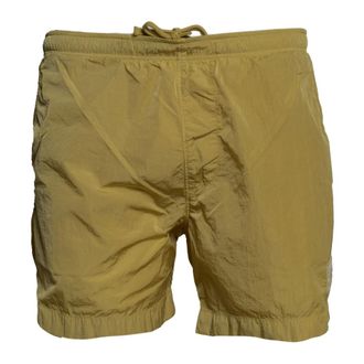 C.P. Company Beachwear, male, Yellow, Size: L Chrome Boxer Swim Shorts