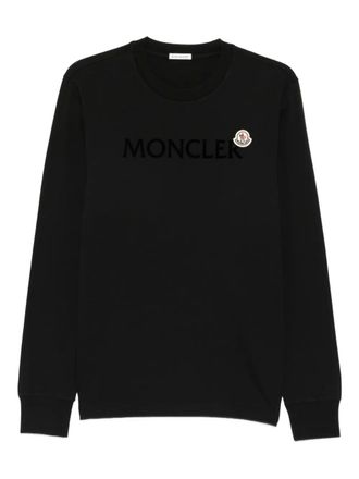 Moncler logo long-sleeve T-shirt - Nero