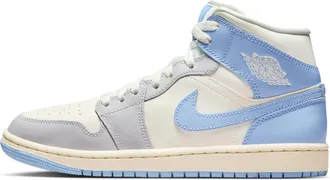 Nike Jordan Womens Air Jordan 1 Mid Shoes in Blue | BQ6472-402