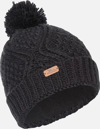 Trespass Womens Trespass Womens/Ladies Zyra Knitted Beanie - Black - Size: ONE size