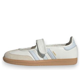 adidas (WMNS) adidas Samba Jane Cloud White Halo Blue Gum JR7339