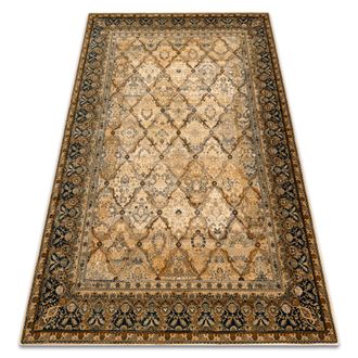 RugsX Rugsx - Alfombra De Lana Omega Grenada Marco, Diamantes, Oriental - Color Co&ntilde;ac Beige 200x300 Cm