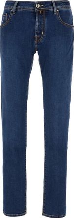 Jacob Cohen Jeans con cuciture a contrasto - Blu