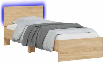 vidaXL Estructura De Cama Roble Sonoma 80 X 200 Cm Vidaxl