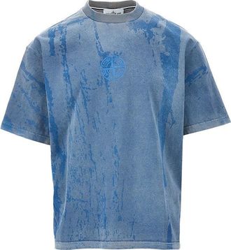 Stone Island T-shirt in jersey Laser Colour Garment Dyed Man XL