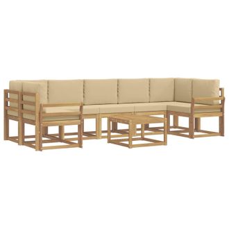 vidaXL Conjunto De Sof&aacute;s De Exterior 6 Pcs Vidaxl